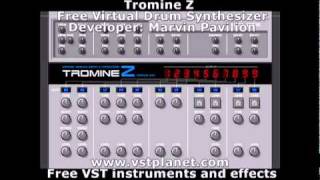 Video thumbnail for Tromine Z - Free VST analog drum synthesizer - vstplanet.com by Plugins Collection