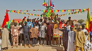 Inauguration du « Rond-point AES » à Nanom