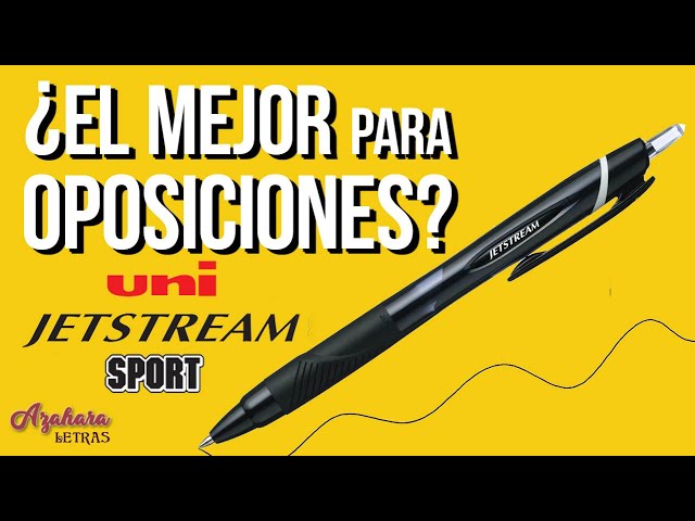 Vídeo relacionado con Rollerball de tinta jetstream 1.00 m/m (5 uidades negros)