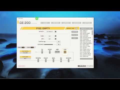 How to Upload IR Cab To Your Mooer GE200 Multi Effect