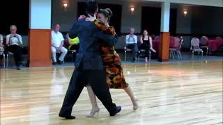 Valeria Soledad Bordon and Joaquim Besga at Crofton Milonga 2017   La Bruja by d'Arienzo
