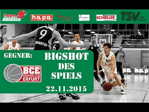 hapa Ansbach Piranhas VS BC Erfurt BIGSHOT