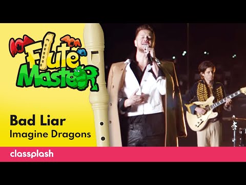 Bad Liar -  Imagine Dragons  | Recorder Lesson with Flute Master