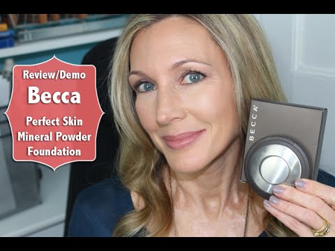 Becca Perfect Skin Mineral Powder Foundation Review + Demo