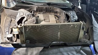 FX35, FX37, QX70 Radiator Removal without removing AC condenser