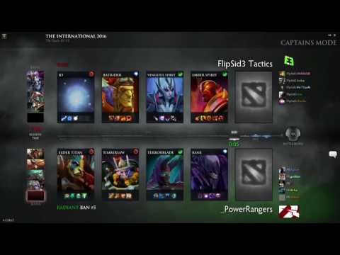 [3/4] 26.06.2016 Nexus Stream. Dota 2. The International. FlipSid3 vs Power Rangers