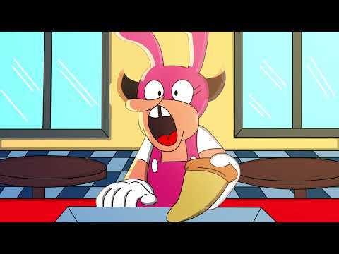 Noisette pede uma pizza (quadrinhos animados)
