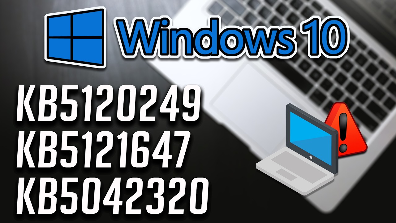 Error al INSTALAR o descargar la actualización KB5120249/KB5121647/KB5042320 en Windows 10