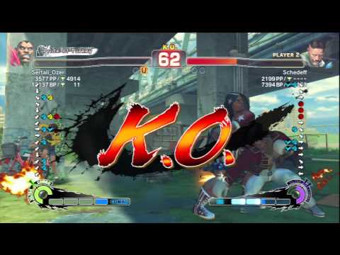 Sertali_Ozer [Balrog] Vs Schedeff [Dudley] SSF4 AE 2012 Ranked Matches - PSN