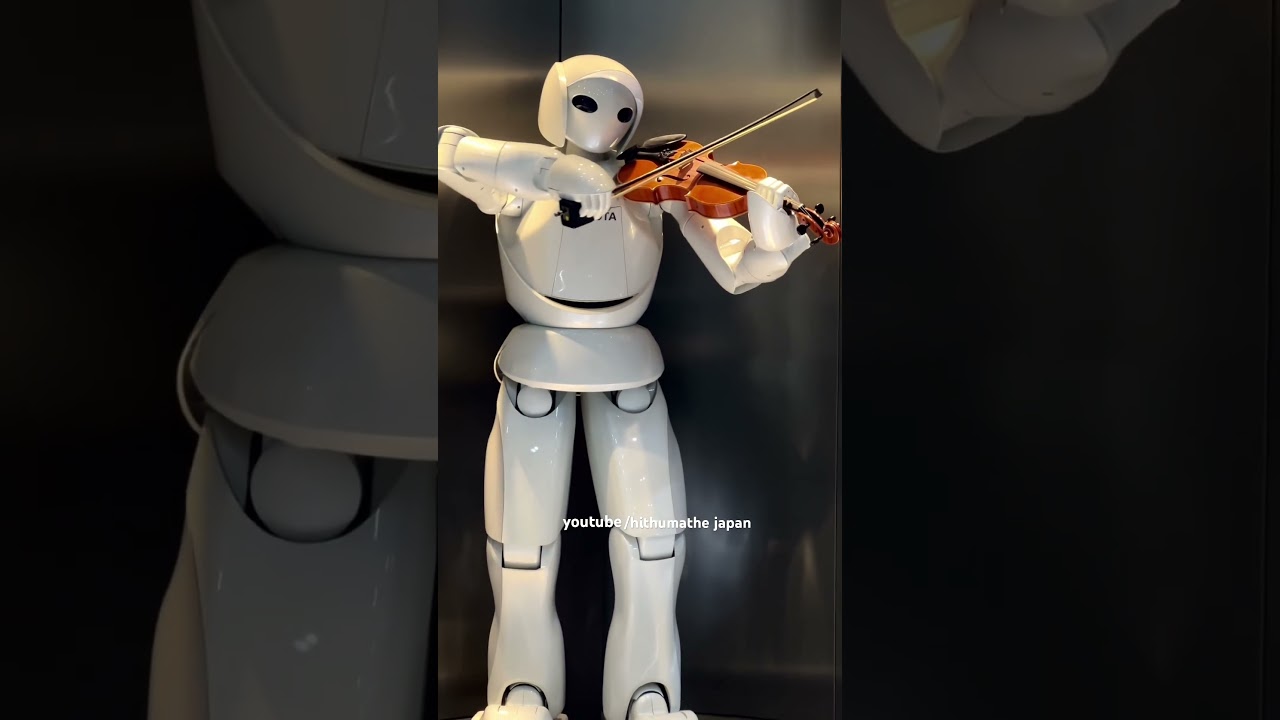 වයලින් රොබෝ 🎻🇯🇵 #hithumathejapan #robot