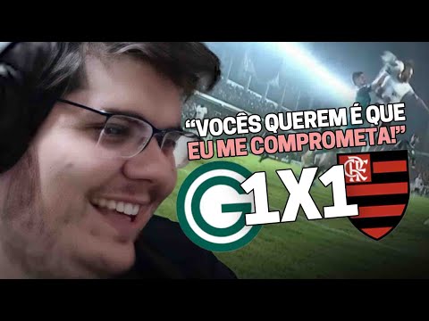 CASIMIRO REAGE AOS GOLS DE GOIÁS 1X1 FLAMENGO (FOI FALTA OU NÃO FOI?) | Cortes do Casimito
