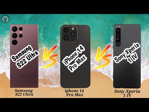 Galaxy S22 Ultra 5G Vs 14 Pro Max Vs Xperia 1 IV Comparison