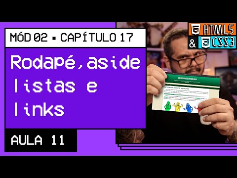 O que vamos aprender no módulo 02 Curso em Vídeo HTML5 CSS3