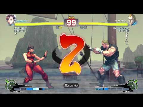 TAKAHOKO [Chun] vs HurtfulShingo [Abel] SSF4 Japanese Online Ranked Matches - TRUE-HD