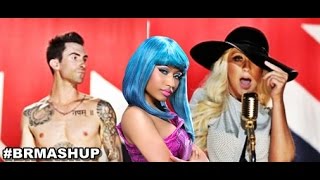 #BRMASHUP - NICKI MINAJ FT MAROON 5 &amp; CHRISTINA AGUILERA - MOVES LIKE STARSHIPS