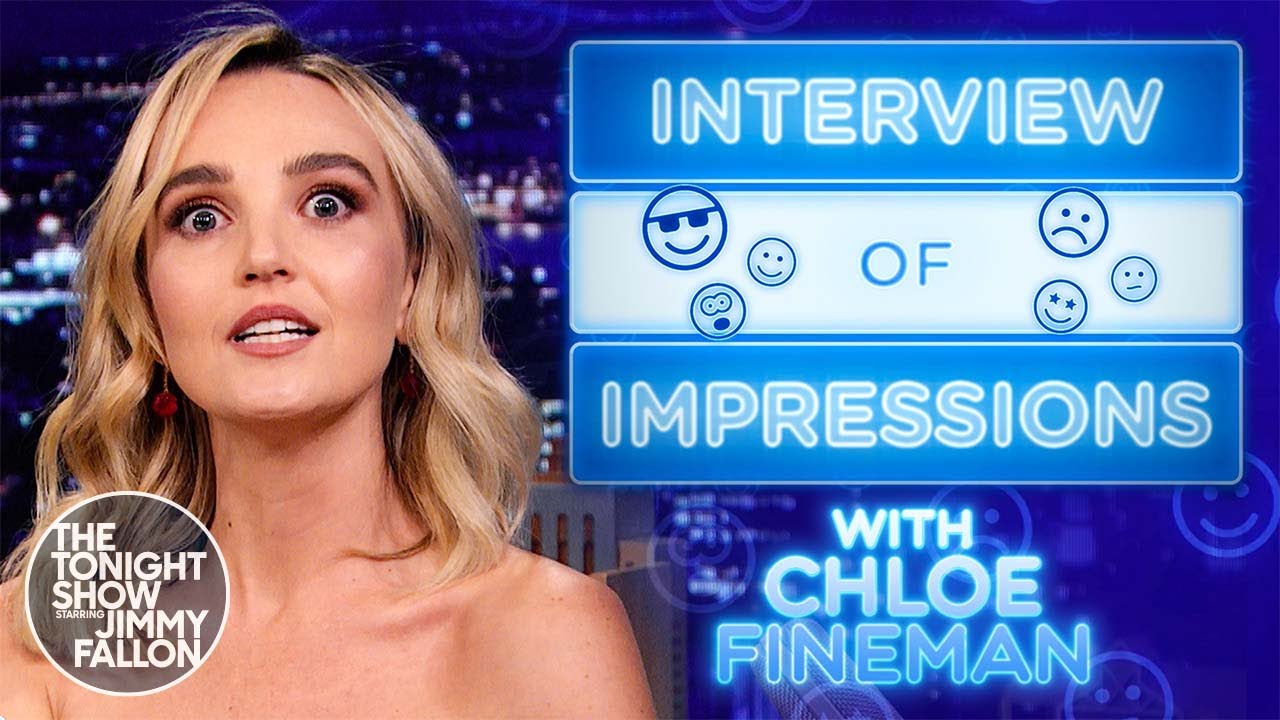 Interview of Impressions with Chloe Fineman | The Tonight Show Starring Jimmy Fallon