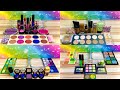1 Hour Two Tone Slime Relaxing Mixing Makeup Eyeshadow Into Slime
