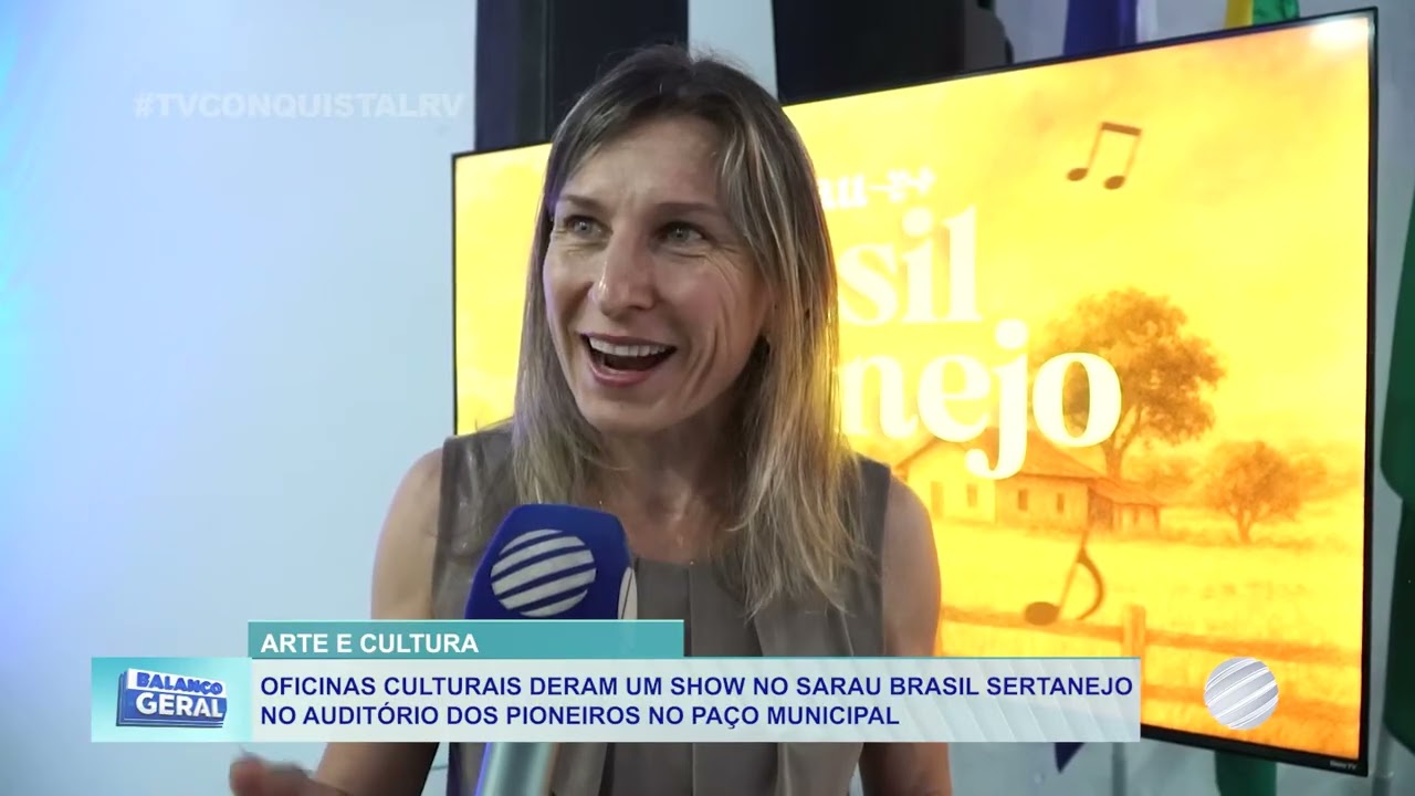 Sarau Brasil Sertanejo lota auditório em Lucas do Rio Verde | Música e Cultura Local