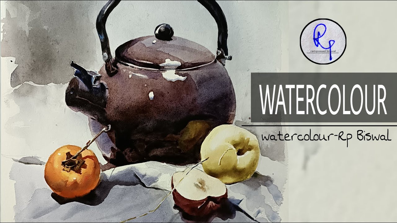 Still life study watercolor (Rp Biswal)