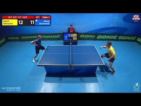 01:30 Valerii Tatarynov 3 - 1 Denys Shcherbak West 7 WIN CUP 17.12.2022 | TABLE TENNIS WINCUP