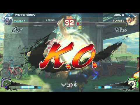 SSF4: Joshy D vs Pray For Victory - Why Me Dojo? 12
