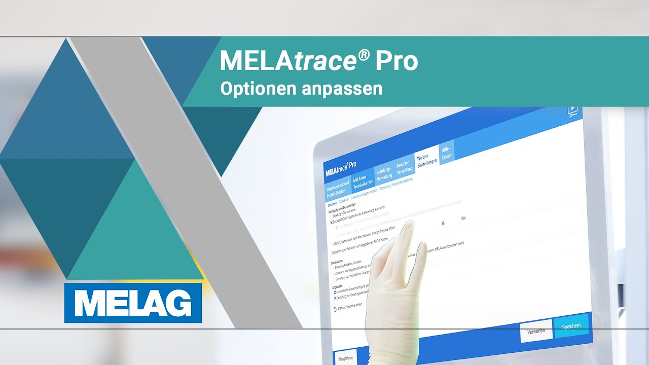 MELAtrace Pro Optionen anpassen