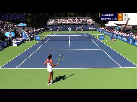 Finale - Chloé Paquet vs Francesca Schiavone - Waves Open 57 - 2018