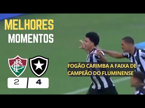 TEVE CAVADINHA, EXPULSÃO E GOLAÇO   Flu 2 x 4 Fogão