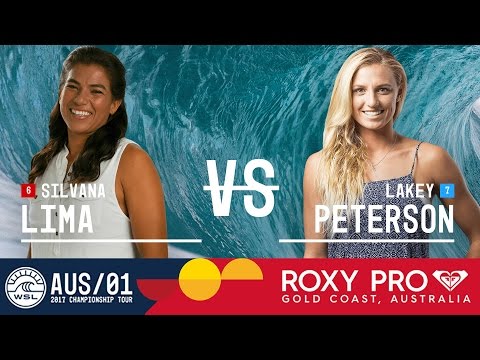 Silvana Lima vs. Lakey Peterson - Roxy Pro Gold Coast 2017 Round Two, Heat 6