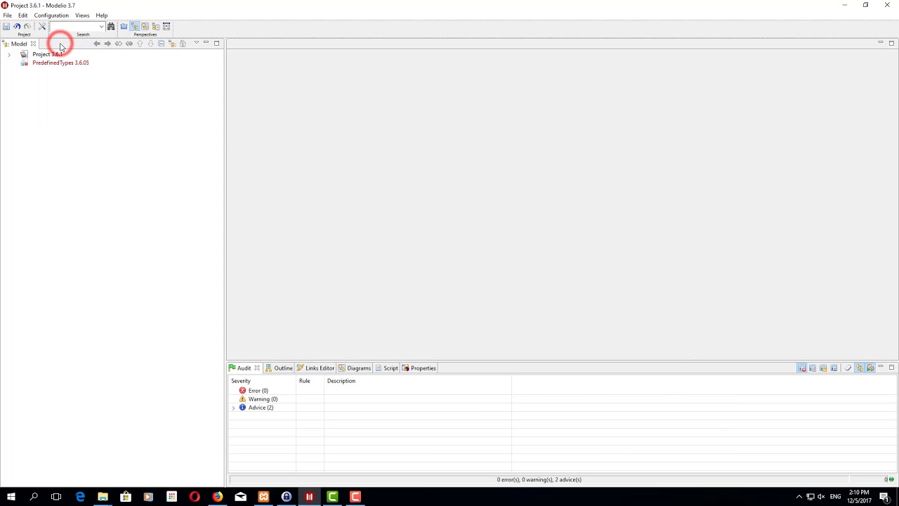 Modelio 3.7 - Update a project