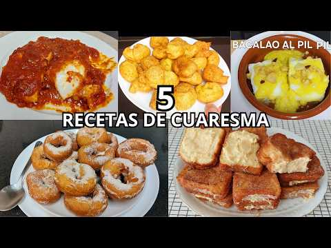 Ideas de Menú para Cuaresma y Semana Santa | Casero y sencillo