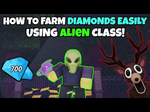 How To Farm Diamonds Easily Using The Alien Class  (99 Nights in the Forest)