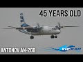 ANTONOV AN 26B LANDING UR CQV TEST FLIGHT VULKAN AIR