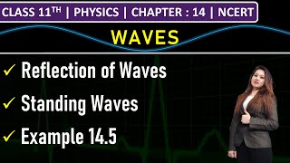 Class 11th Physics | Reflection of Waves | Standing Waves | Example 14.5 | Chapter 14: Waves | NCERT