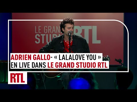Adrien Gallo - Lalalove You (Live) Le Grand Studio RTL