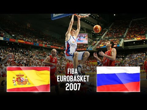 Spain 🇪🇸  v Russia 🇷🇺  - Classic Full Games | FIBA EuroBasket 2007 - Final