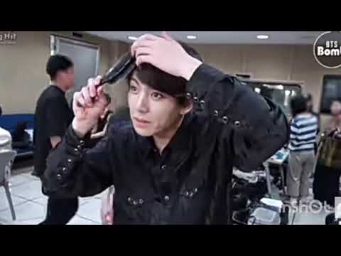 JK's self hair styling! Never end up really good for the stylists!