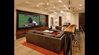 ‼️ Easy Media Room Setup Design Furniture Ideas Tour On a Budget 2019 | Interior Design