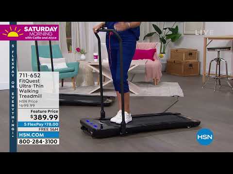 FitQuest UltraThin Walking Treadmill