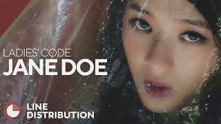 LADIES' CODE - Jane Doe (Line Distribution)