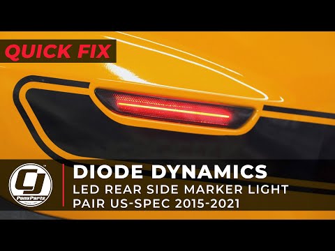 2015-2022 Mustang Install | Diode Dynamics LED Rear Side Marker Light Pair