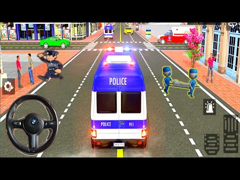 City Policeman Ambulance Van Driving - 911 Emergency Rescue Driving Simulator - Android Gameplay