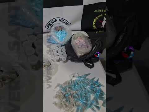 Homem é preso com mais de 6 kg de drogas durante ação da PM no Guarujá.