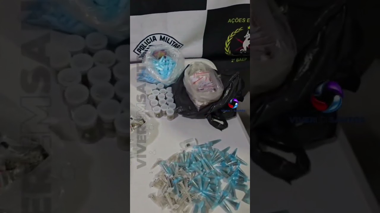 Homem é preso com mais de 6 kg de drogas durante ação da PM no Guarujá.