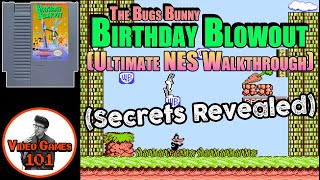 Bugs Bunny Birthday Blowout NES Walkthrough | Video Games 101