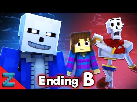 "Way Deeper Down" [VERSION B] Undertale Minecraft Animated Music Video (Song by The Stupendium)