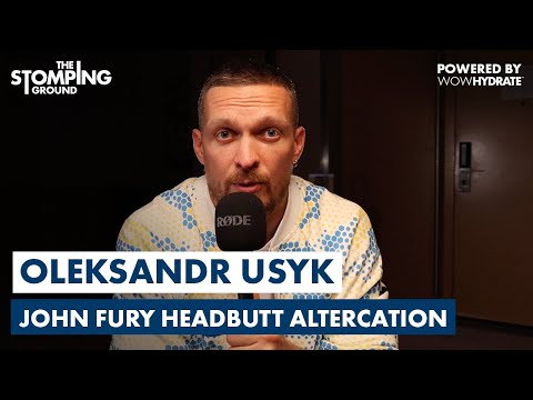 "BIPOLAR! BAD BEHAVIOUR!" - Oleksandr Usyk SLAMS John Fury After Headbutt & Previews Tyson Fight