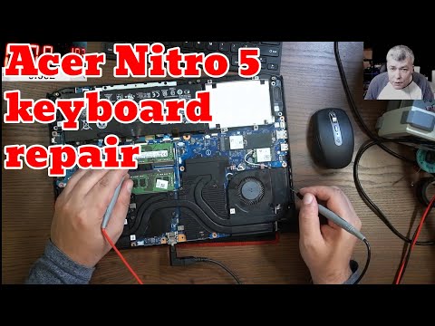 Acer Nitro 5 modification - Using the lid sensor as a power button - Rerouting the power button.