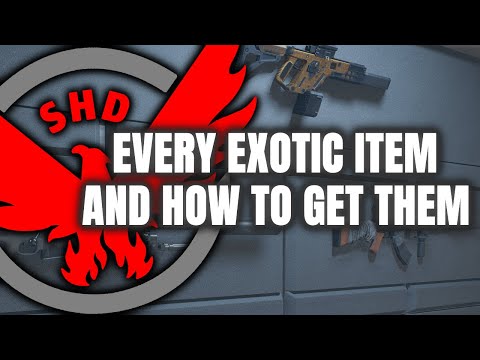 Every Exotic in The Division 2 and How to Get Them | Year 1 and Year 2