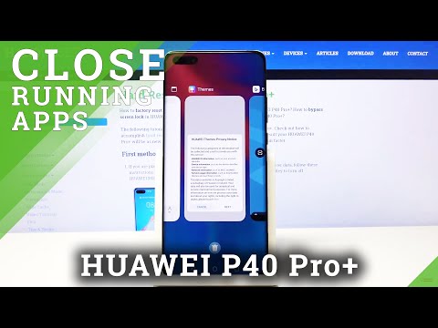 How to Disable Running Apps in HUAWEI P40 PRO+ - Turn Off Background Apps